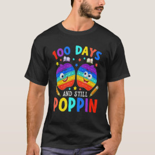 T-shirt 100 Jours Toujours Poppin 100E Jour Des Filles D'É