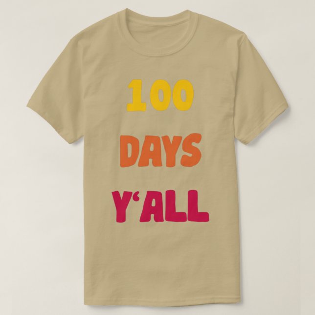 T-shirt 100 Jours Yx27tous 4 (Design devant)
