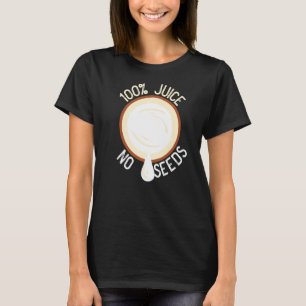T-shirt 100 Jus Pas de graines de noix de coco Vasectomie