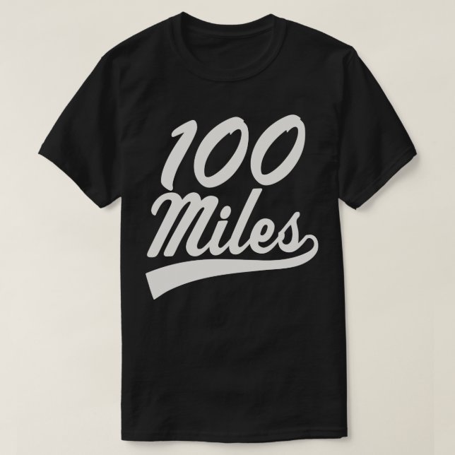 T-shirt 100 Miles Ultramarathon Ultra Runner Trail (Design devant)
