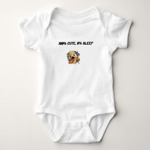 T - Shirt 100% Niedlich, 0% Schlaf