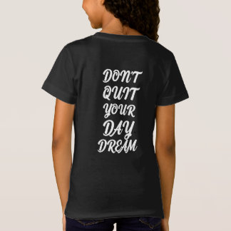 T-Shirt 100% peigné sonnerie coton enfant mots imprimés no