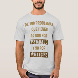 T-shirt 100 problemas