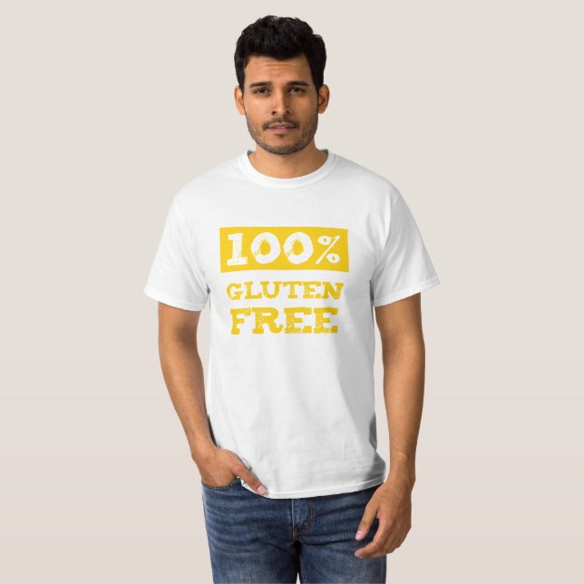 T-shirt 100% sans gluten (Devant entier)