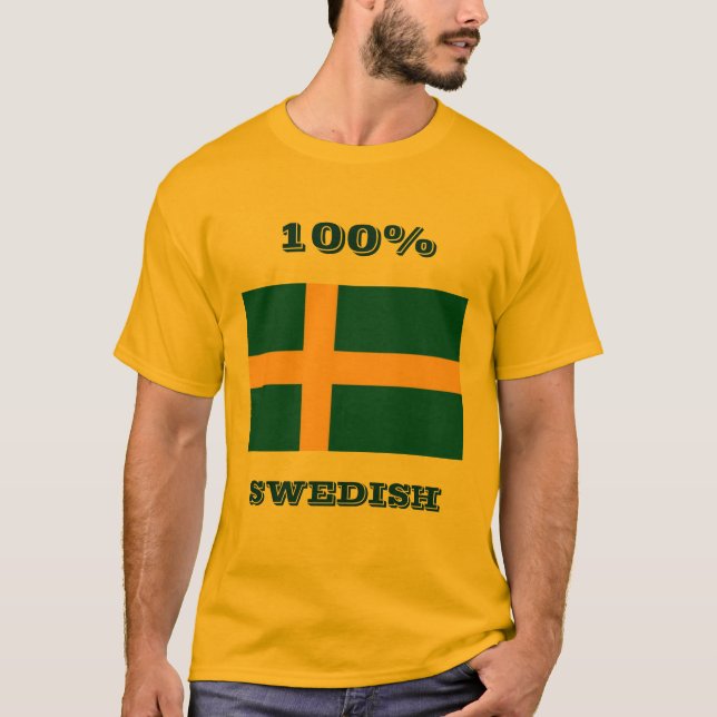 T-SHIRT 100%, SUÉDOIS (Devant)