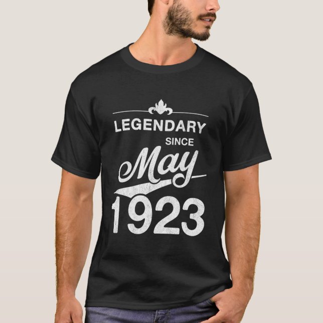 T-shirt 100E 100 Né En Mai 1923 (Devant)