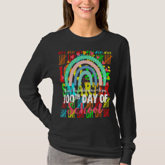 T-shirt 100e Jour De Chemise D'École 100 Jours Plus Intell
