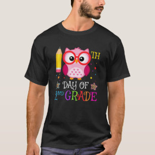 T-shirt 100e Jour de la 2e année Amateur de hibou Cadeaux