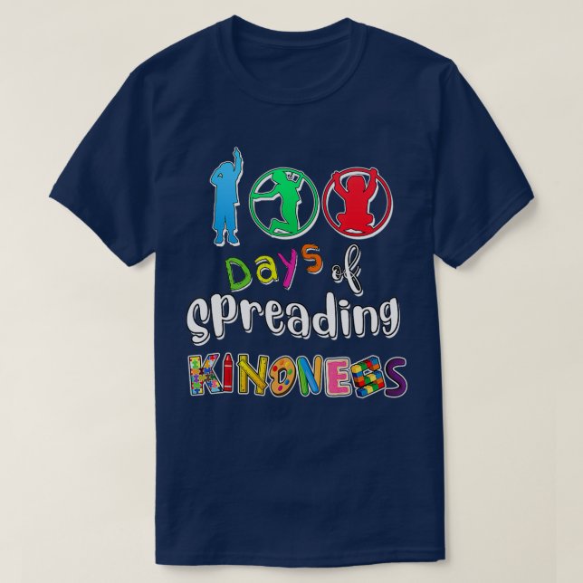 T-shirt 100e Jour de l'école 100 Jours de consolation (Design devant)
