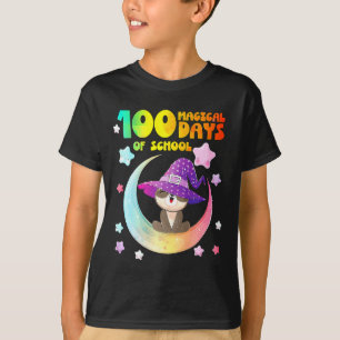 T-shirt 100e Jour De L'École 100 Jours Magiques De Coupe D