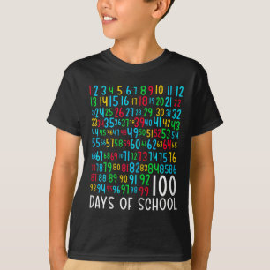 T-shirt 100e Jour De L'École Enfants 100 Jours Apprentissa