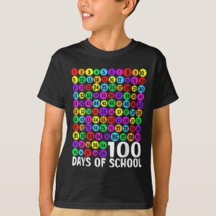 T-shirt 100e Jour De L'École Enfants 100 Jours Apprentissa