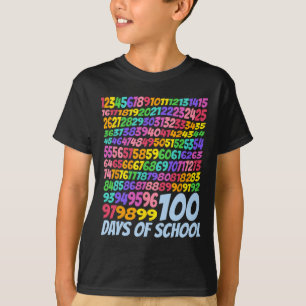 T-shirt 100e Jour De L'École Enseignant Enfants 100 Jours