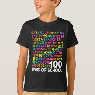 T-shirt 100e Jour De L'École Enseignant Enfants 100 Jours