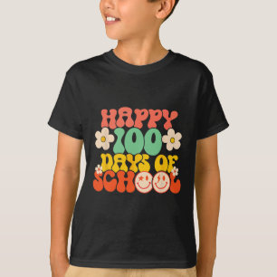 T-shirt 100e Jour De L'École Enseignant Enfants Retro Supe