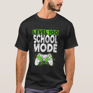 T-shirt 100E Jour De L'École Jeu 100 Jours De L'École Jeu