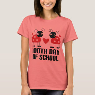 T-shirt 100e Jour De L'École Ladybug Enseignant Don