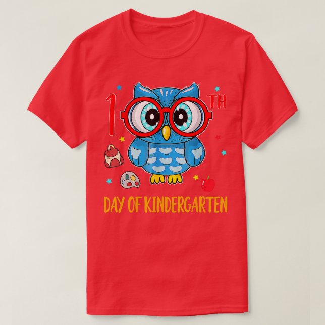T-shirt 100e Jour De Maternelle Drôle 100 Jours Smart (Design devant)