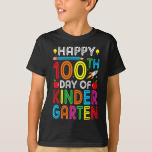T-shirt 100E Jour De Maternelle Enseignant Enfants 100 Jou
