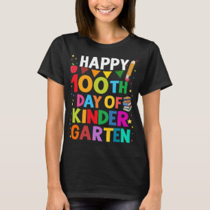 T-shirt 100E Jour De Maternelle Joyeux 100 Jours De L'Écol