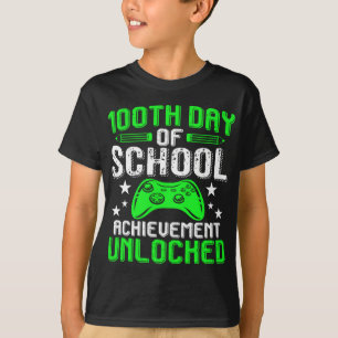 T-shirt 100E Jour De Réussite De L'École Déverrouillée
