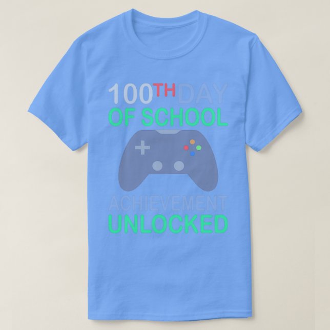 T-shirt 100e jour de réussite scolaire Non verrouillé Clas (Design devant)