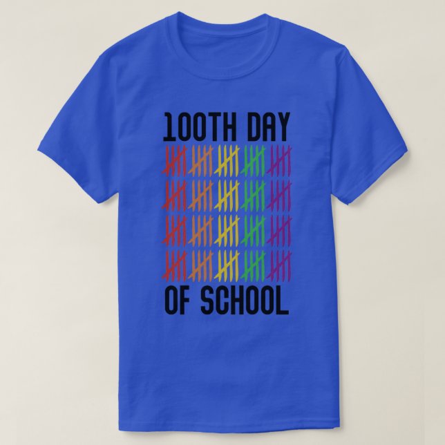 T-shirt 100e jour d'école 27 (Design devant)