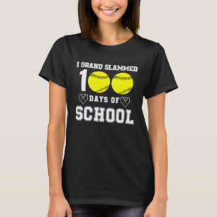 T-shirt 100e jour d'école enseignant entraîneur enfants en