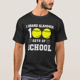 T-shirt 100e jour d'école Enseignant Entraîneur Enfants En