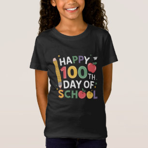 T-Shirt 100e Jour d'école enseignants heureux 100 jours