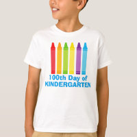 100e Jour d'école maternelle Cute Crayon Kids
