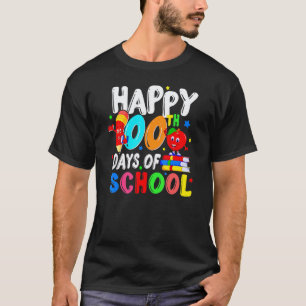 T-shirt 100e jour d'école Professeur 100 jours plus intell