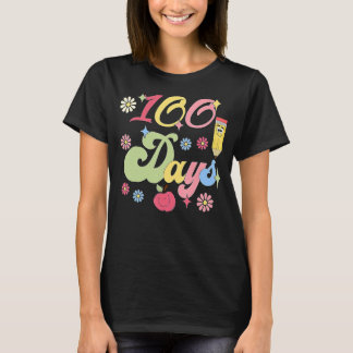 T-shirt 100ème Jour D'Enseignants Scolaires Enfants Enfant