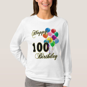T-shirt 100th cadeaux d'anniversaire et habillement