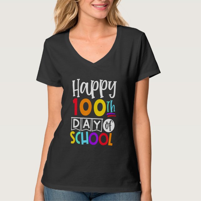 T-shirt 100th Day Of School 100 Days of Making a Differenc (Devant)