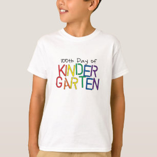 T-shirt 100th Jour de jardin d'enfants