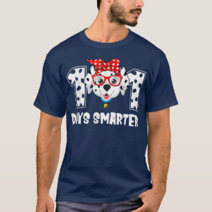 T-shirt 101 Jours Chemise intelligente Dalmation Chien Ens