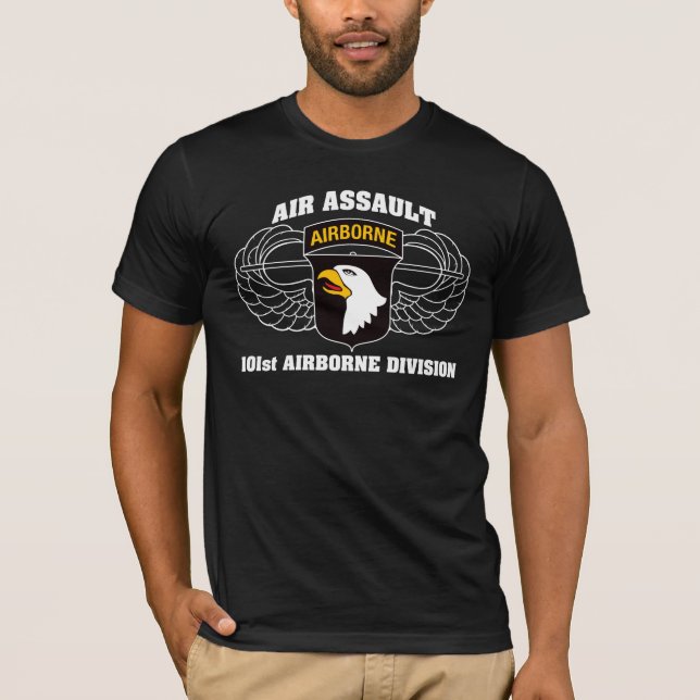 T-shirt 101e division aéroportée (attaque aérienne) t-shir (Devant)