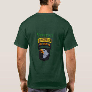 T-shirt 101e division aéroportée hurlant sur Eagles Patc