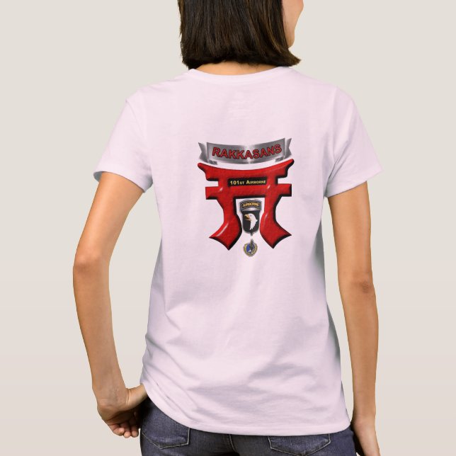 T-shirt 101e division aéroportée Rakkasans (Dos)