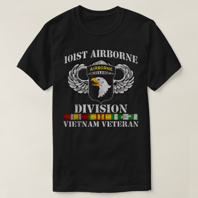 T-shirt 101e Division aéroportée Viêt Nam Vêtu (Design devant)