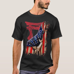 T-shirt 101e Rakkasans aéroportés Drapeau américain Milita