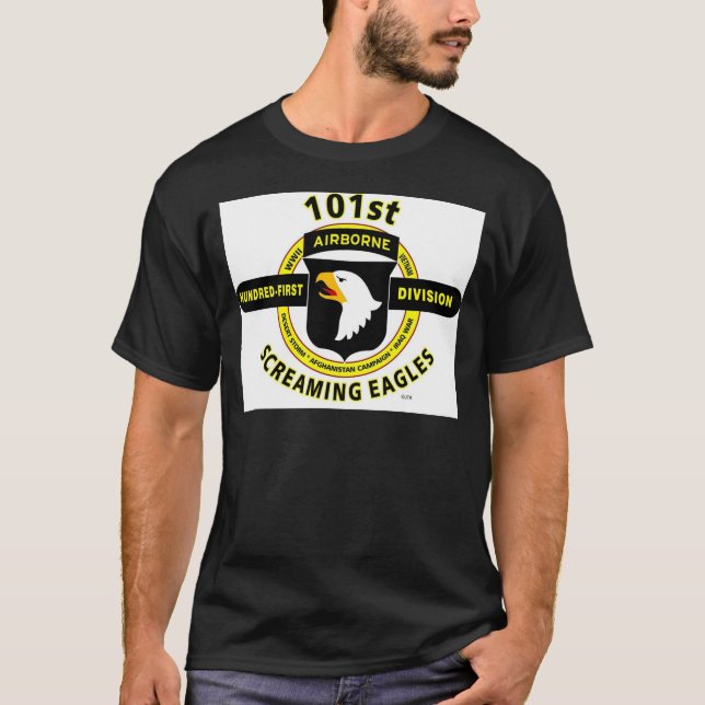 T-SHIRT 101ST DIVISION AÉROPORTÉE "EAGLES CRIARD " (Devant)