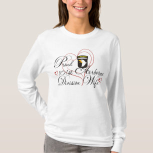 T-shirt 101st épouse fière de Division Aéroportée