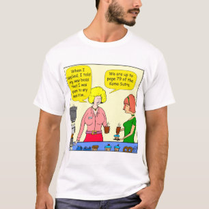 T-shirt 1029 79 positions du dessin animé de Kama Sutra