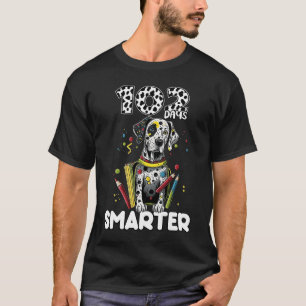 T-shirt 102 Jours Chien Dalmatien Smarter 102 Jour De L'Éc