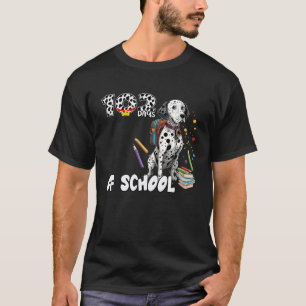 T-shirt 102 Jours D'école Chien Dalmatien 102 Jour Plus In