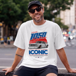 T-shirt 1050 Skyline JDM Voiture Rétro
