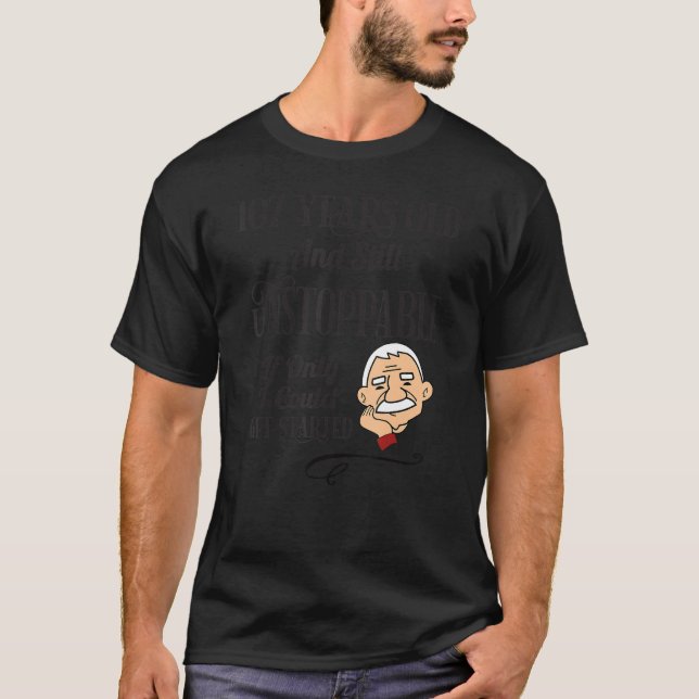 T-shirt 107e anniversaire Dire des hommes imparables 107 a (Devant)