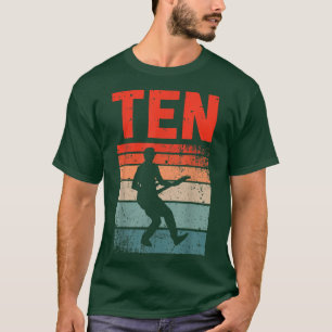 T-shirt 10 ans 10e anniversaire garçon Guitare Joueur Guit
